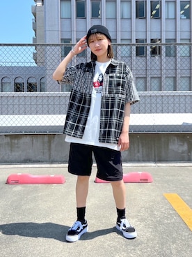 坂田 心さん(レディース・161cm)の夏コーディネート