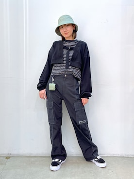 坂田 心さん(レディース・161cm)の春コーディネート