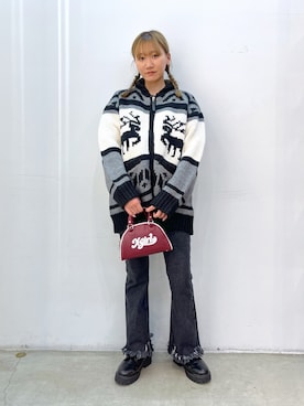 坂田 心さん（レディース・161cm）の秋コーディネート