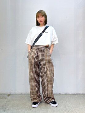 坂田 心さん(レディース・161cm)の夏コーディネート