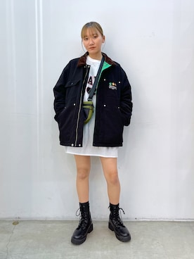 坂田 心さん（レディース・161cm）の秋コーディネート