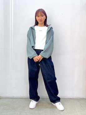 坂田 心さん（レディース・161cm）の夏コーディネート