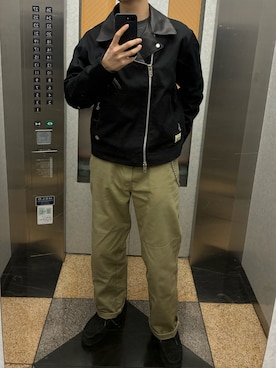 鈴木服さん(メンズ・177cm)の冬コーディネート