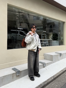 「ボンバージャケット」｜Kyosukeさん（メンズ・175cm）の春コーディネート