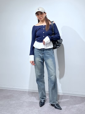 「FREE'S MART（フリーズマート）のアイテム（バッグ）」を使った、natsumiさん（レディース・166cm）の春コーディネート