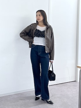 「FREE'S MART（フリーズマート）のアイテム」を使った、natsumiさん（レディース・166cm）の秋コーディネート