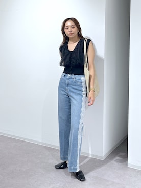 「FREE'S MART（フリーズマート）のアイテム（バッグ）」を使った、natsumiさん（レディース・166cm）の夏コーディネート