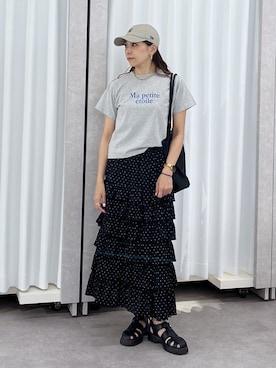 「FREE'S MART（フリーズマート）のアイテム」を使った、natsumiさん（レディース・166cm）の春コーディネート