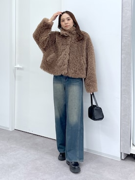 natsumiさん（骨格ナチュラル・レディース・166cm）の冬コーディネート