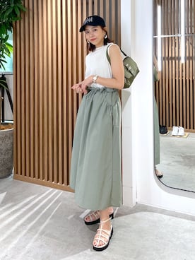 natsumiさん（レディース・166cm）の夏コーディネート