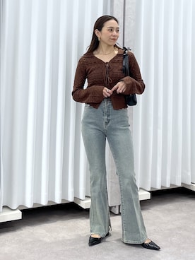 「FREE'S MART（フリーズマート）のアイテム（バッグ）」を使った、natsumiさん（レディース・166cm）の春コーディネート