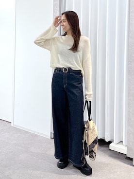 「FREE'S MART（フリーズマート）のアイテム（シューズ）」を使った、natsumiさん（レディース・166cm）の春コーディネート