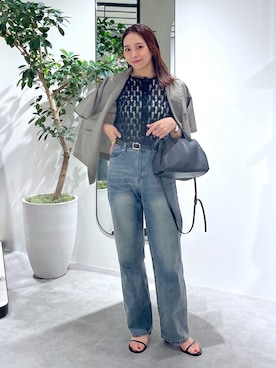 「FREE'S MART（フリーズマート）のアイテム（ジャケット/アウター）」を使った、natsumiさん（レディース・166cm）の春コーディネート