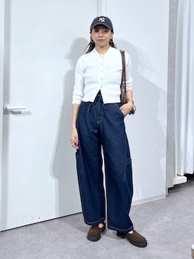 「FREE'S MART（フリーズマート）のアイテム（パンツ）」を使った、natsumiさん（レディース・166cm）の春コーディネート