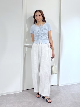 「FREE'S MART（フリーズマート）のアイテム（バッグ）」を使った、natsumiさん（レディース・166cm）の夏コーディネート
