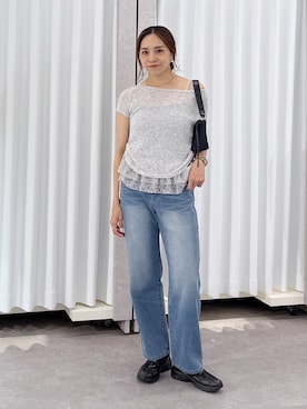 「FREE'S MART（フリーズマート）のアイテム」を使った、natsumiさん（レディース・166cm）の春コーディネート