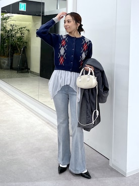 「FREE'S MART（フリーズマート）のアイテム」を使った、natsumiさん（レディース・166cm）の秋コーディネート