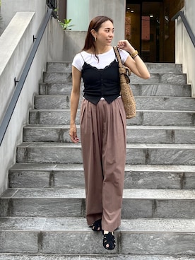 natsumiさん（レディース・166cm）の夏コーディネート