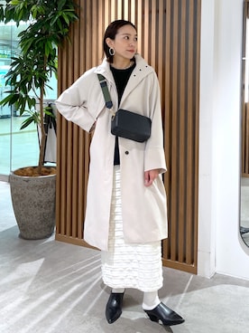 「FREE'S MART（フリーズマート）のアイテム（トレンチコート）」を使った、natsumiさん（レディース・166cm）の春コーディネート