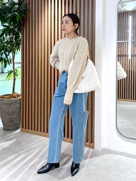 「シンフルコーデ」｜「アイテム（ブーツ）」を使った、natsumiさん（レディース・166cm）の秋コーディネート
