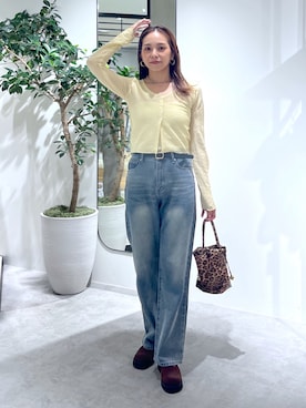 「アイテム（トートバッグ）」を使った、natsumiさん（レディース・166cm）の夏コーディネート