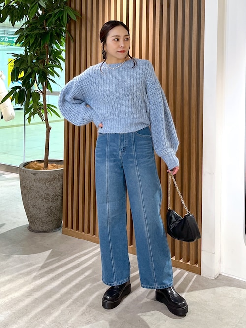 セール】袖ボリューム畦ラメニット（ニット/セーター）｜FREE'S MART