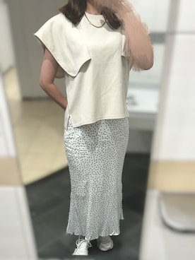 「LAUIR（ラウアー）のアイテム」を使った、ころさん（レディース・163cm）の夏コーディネート