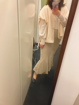 「classicalelf（クラシカルエルフ）のアイテム（スカート）」を使った、ころさん（レディース・162cm）の冬コーディネート