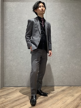 TOKYO SHIRTS橿原店さん（メンズ・169cm）の冬コーディネート