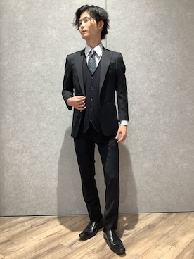 TOKYO SHIRTS橿原店さん（メンズ・169cm）の冬コーディネート