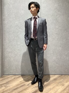 TOKYO SHIRTS橿原店さん（メンズ・169cm）の冬コーディネート