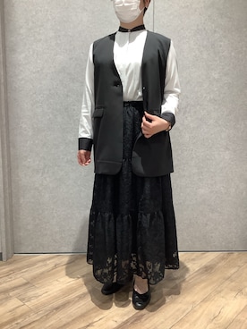 TOKYO SHIRTS橿原店さん(レディース・162cm)の春コーディネート