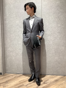 TOKYO SHIRTS橿原店さん（メンズ・169cm）の冬コーディネート