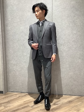 TOKYO SHIRTS橿原店さん(メンズ・169cm)の冬コーディネート
