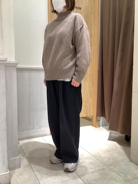 TOKYO SHIRTS橿原店さん（レディース・155cm）の冬コーディネート
