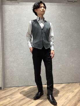 TOKYO SHIRTS橿原店さん（メンズ・169cm）の冬コーディネート