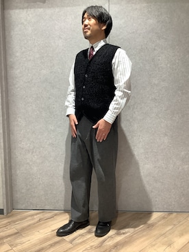 TOKYO SHIRTS橿原店さん(メンズ・172cm)の冬コーディネート