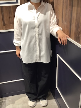「アイテム（ビジネスシャツ）」を使った、BRICK HOUSE by Tokyo Shirts 佐久平イオンモール店さん（レディース・150cm）の夏コーディネート