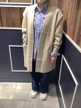 「アイテム（ビジネスシャツ）」を使った、BRICK HOUSE by Tokyo Shirts 佐久平イオンモール店さん（レディース・155cm）の秋コーディネート
