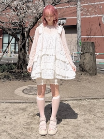 merry Jenny floralフレアミニワンピース floralフレアミニワンピース（ワンピース）｜merry jenny