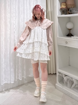 「ミニワンピース」｜yunaさん（レディース・169cm）の夏コーディネート