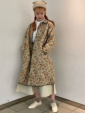 「アイテム（その他アウター）」を使った、yunaさん（レディース・169cm）の秋コーディネート