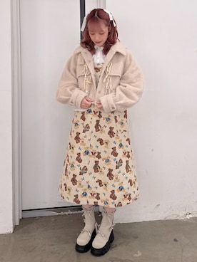 「ダッフルコート」｜yunaさん（レディース・169cm）の夏コーディネート