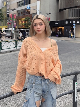 「GYDA（ジェイダ）のアイテム」を使った、miyuさん（レディース・160cm）の春コーディネート