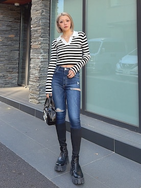 miyuさん（レディース・160cm）の冬コーディネート