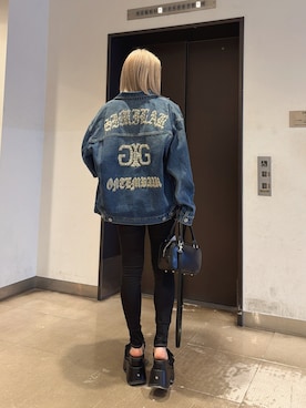 「GYDA（ジェイダ）のアイテム」を使った、miyuさん（レディース・160cm）の春コーディネート