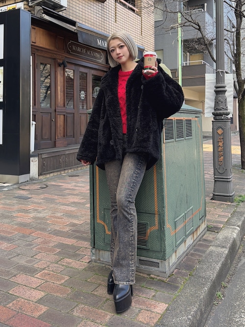 GYDA コクーンエコファーブルゾン コクーンエコファーブルゾン（ブルゾン）｜GYDA（ジェイダ）の