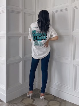 「GYDA（ジェイダ）のアイテム（その他シューズ）」を使った、miyuさん（レディース・160cm）の夏コーディネート