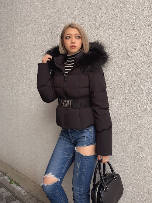 GDベルト付きショートダウンコート（ダウンジャケット/コート）｜GYDA