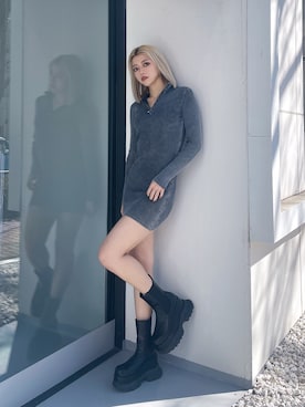 miyuさん（レディース・160cm）の冬コーディネート